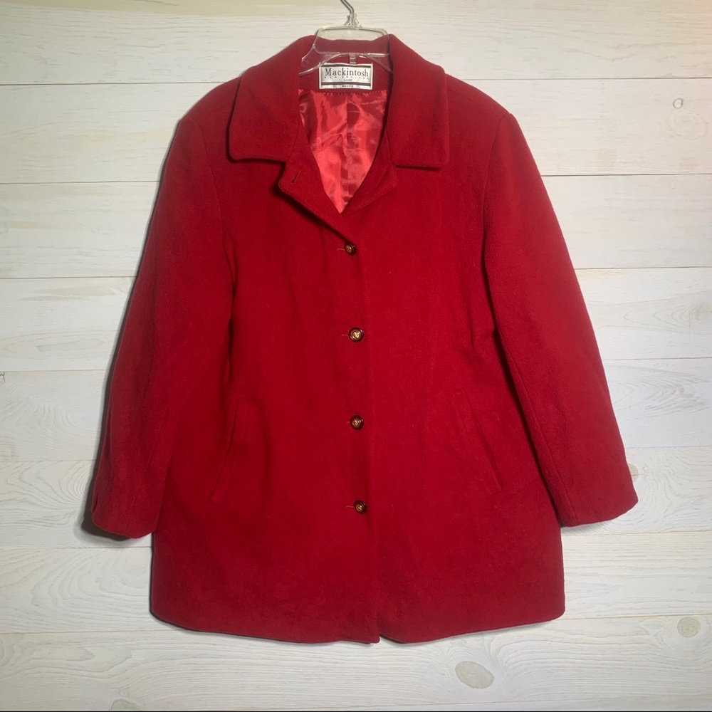 Mackintosh New England wool pea coat